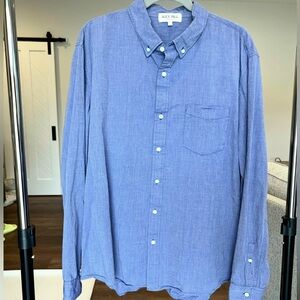 Alex Mill Men's Casual Chambray Button Down Shirt